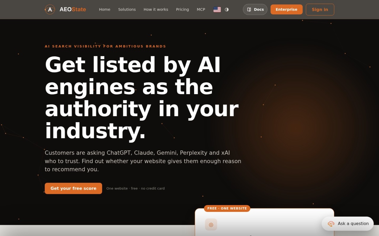 AEOstate product screenshot